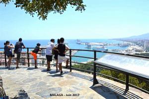 007- Malaga vue du Gibralfaro